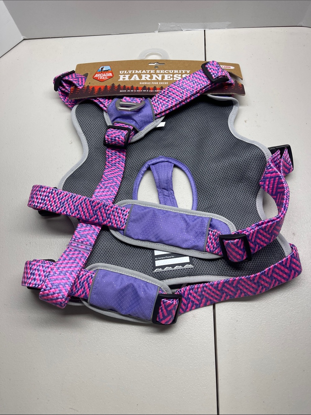 XX Large Dog Harness Ultimate Security Arcadia Trail Reflective NWT